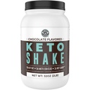 Keto Mahlzeit Ersatz Shakes, Schokolade, 2lbs, Low Carb Keto Protein Shake Mix, MCT Pulver, Gras Fed Hydrolysierte Kollagen Peptide, Keto Frühstück Shake, 20g Fett, 14g Protein, 1 Net Carb, Null Zucker