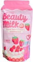 Dear Face Beauty Milk Japanese Collagen Strawberry Drink - 50,000mg Hydrolyzed Collagen, 6.3 Ounce