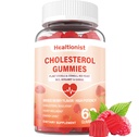 1 Packs Cholesterol Supplements with 2000 Mg Plant Sterols & Stanols, Citrus Bergamot, Red Yeast Rice, Lowering, Mixed Berry Flavor, 60 Counts