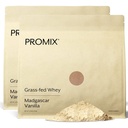 ProMix Nutrition Whey Protein Powder, Vanilla - Grass-Fed & 100% All Natural - ­Post Workout Fitness & Nutrition Shakes, Smoothies, Baking & Cooking Recipes - 2.5 Pound (Pack of 2)