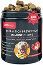 Fish Oil for Dogs, Vet-Formulated, US-Formulas Oral Natural Omega 3 & 6 Treatment Supplements – EPA & DHA Fatty Acids for Itchy Skin, Shedding & Allergy Relief – 180 Chicken Soft Chews