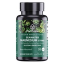 PlantFusion Vegan Magnesium Complex 375mg from Sea Water, Bioavailable Marine Magnesium with Fermented Organic Whole Food Blend, Non-GMO, Muscle & Relaxation Support, 60 Cap