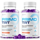 (2 Pack) Primo TRT Gummies for Men, Official Primo TRT Male Performance Gummys with Maximum Strength Ingredients, Advanced PrimoTRT Male Health Support Supplement with Premium Vitamins (120 Gummies)