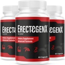 (3 Pack) ErectogenX Capsules - Official ErectogenX Health Support Formula All Natural Premium Ingredients Advanced Multivitamin Pills for Overall Health & Wellness Reviews, 180 Capsules for 3 Months