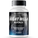 Night Mega Burner Keto Capsules, Advanced Formula Supplement Pills, Overall Health Support, All Natural Keto Capsule to Sustain Active Lifestyle & Fitness Goals, Night Mega Burner Review (60 Capsules)