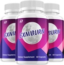 Exniburn Capsules – Natural Ingredients Advanced Formula 800MG Dietary Supplement for Daily Health & Wellness Support (3 Pack - 180 Capsules)