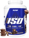 Alpha Supps ISO, Low Carb 100% Whey Protein Isolate Powder, 25 Grams Per Serving, Helps Support Muscle Growth, Low Sugar and Gluten Free (Chocolate Peanut Butter, 5 lb)