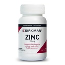 Kirkman - Zink 20mg - 250 Kapseln - Immununterstützung - Hohe Absorption - Allergiker