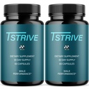 (2 Pack) Tstrive for Men, Official T Strive Pills for Men with All Natural Ingredients, Maximum Strength Tstrive Men's Supplement with Vitamins Supporting Wellness and Advanced Health (120 Capsules)