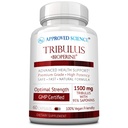 Approved Science Tribulus Terrestris - 60 Capsules - Supports Muscle Growth and Repair - 95% Furostanol Saponins - Bioperine - Vegan, Non-GMO