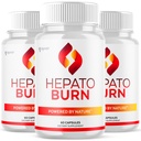 (3 Pack) Hepato Burn Capsules, Official Hepato Burn Pills with All Natural Premium Ingredients, Hepatoburn Energy and Fitness Vitamin Supplement, Hepatoburn Lifestyle Powered by Nature (180 Capsules)