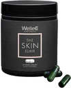 WelleCo Die Haut Elixir Greens Pulver Kapseln mit Zink, Turmeric, Essential Skin Food, unterstützt Collagen Formation, Gluten Free & Vegan Glowing Skin Supplement, Firmness & Elastizität, 60 Kapseln