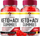 Slim Spark ACV Gummies Supplement - SlimSpark Keto + ACV Gummies Apple Cider Vinegar 1000MG, Slim Spark Keto Gummies Reviews, Vitamin B12 (2 Pack - 120 Gummies)