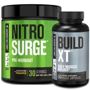 Jacked Factory Nitrosurge PreWorkout in Ananas & Build XT Muskelaufbau Bundle für Männer & Frauen