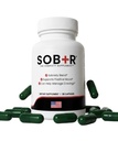 SOB+R Natural Drug Recovery Supplement | Alcohol Craving Blocker for Addiction Support | Restores Nutrients, Boost Mental Clarity | Vegetarian Capsules - Therapist Formulated, Made in USA | 30 Count