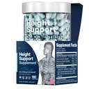 Height & Bone Support Supplement - Premium Height Growth Supplement for Kids & Teens with Calcium - Nutritional Support Bone Health Formula - Height Increase Essential Vitamins - 180 Caps