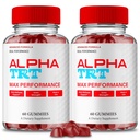 Alpha TRT Gummies, Official AlphaTRT Supplement Gummy for Men - Maximum Strength Performance, All Natural Support for Overall Health & Wellness, Advanced Alpha TRT Health Reviews (2 Pack)