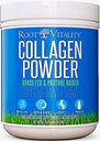 Root Vitality Collagen Peptides Powder - Grass-Fed, Pasture-Raised Hydrolyzed Protein Supplement for Skin, Hair, & Nails - Non-GMO, Zero Sugar Daily Supplement for Men & Women (45 Servings)