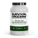 Survival Grocery® Collagen Peptides Powder – Grass Fed Hydrolyzed Collagen Protein Supplement, Types I & III, Unflavored, Gluten Free, Keto Friendly, Non-GMO, Dairy Free, 1kg, 1 Jug