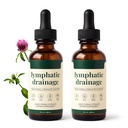 2PCS Lymphatic Drainage Drops, Lymphatic System Support, Immune System, Natural Herbal Blends, Vegan & Non-GMO