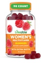 Lebendige Frauen Multivitamin Gummy | mit Vitamin A, C, D, E, Niacin, B6, Folate, B12, Biotin, Pantothensäure, Iodine, Zink | Große Verkostung Multivitamin für Frauen Gummies | 90 Gummies