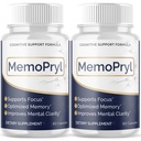 (2 Pack) Memopryl Capsules, Memopryl Brain Pills with Natural Ingredients, Advanced Formula Memo Pryl Maximum Strength Health & Wellness Multivitamin Supplement Pills for Women and Men (120 Capsules)