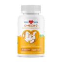 Omega 3 Fischöl für Hunde - 120 Kautabletten - mit Omega 3, 6, und 9, Vitamin E für Hundehedding, juckend, trockene Haut, Gelenk &amp; Herzunterstützung