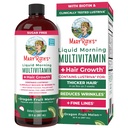 MARYRUTH'S Liquid Multivitamin + Hair Growth | Clinically Tested in Women for Thicker Hair & Facial Wrinkles | Biotin 10000mcg | Lustriva Hair Growth Supplements | Skin Care | Ages 18+ | 30 Fl Oz