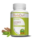 Licorice Root Extract Powder Capsules | Liquorice, Glycyrrhiza Glabra, Glycyrrhizin, Mulethi, Yastimadhu Supplement | Soothe Cough, Sore Throat, Clear and Comfortable Breathing (60 Capsules)