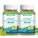 Citrus Bergamot Gummies 3000mg, Bergamot Supplement for High Cholesterol, Cholesterol Lowering Supplement for Heart, Immune System & Anti-Aging, Sugar Free Vegan 120 Gummies