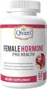 Weibliche Hormon Ergänzung - Menopause Unterstützung Kapseln für Frauen - Frauen Hormon Unterstützung mit Schwarz Cohosh, Roter Klee, Blessed Thistle, Wild Yam, & Raspberry - 60 Gemüse Kapseln