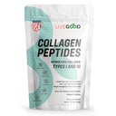 LIVEGOOD Collagen Peptides Powder, Hydrolyzed Type I and III Collagen for Hair Skin Nails and Joints, Unflavored Grass-Fed Collagen Supplement for Mobility and Recovery (30 Servings)