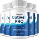 Optivell Eye Capsules, Optivell Pills Supplement - Maximum Strength, All Natural Visual Wellness and Crystal Clear View, Advanced Formula Optivell Vision Support Reviews (5 Pack)