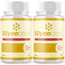 (2 Pack) Glycocept Capsules, Glycocept Blood Support Pills with Natural Ingredients, Advanced Formula Glyco Cept Maximum Strength Health and Wellness Support Vitamin for Women and Men (120 Capsules)