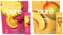 Cure Hydration Bundle | Plant-Based Electrolyte Drink Mix | No Added Sugar | Dehydration Relief Powder Made with Coconut Water | Vegan | 28 Packets - Tropical Punch & Peach Mango