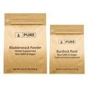 PURE ORIGINAL INGREDIENTS Burdock Root and Bladderwrack Powder Bundle, Various Sizes, Herbal Supplements