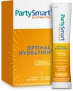 Himalaya PartySmart Tropical Electrolytes Pulver-Packets, 12 Zähler, unterstützt Hydration, Rehydrat mit Natrium & Kalium, Vitamin C & Mehr, Antioxidans Recovery Blend Milk Thistle, Ginger & Turmeric