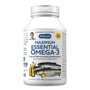 ANDREW LESSMAN Maximum Essential Omega-3 Unflavored, 180 Softgels - Ultra-Pure Omega-3 Fish Oil 1200 mg-High DHA, keine Mercury Supplement-Small, einfach zu schlucken Fischöl Kapseln