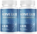 (2 Pack) Nerve Ease Capsules - Nerve Ease Advanced Nerve Support Pills, NerveEase Support Maximum Strength All Natural Premium Formula for Overall Health & Wellness, 120 Capsules for 2 Months