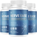 (3 Pack) Nerve Ease Capsules - Nerve Ease Advanced Nerve Support Pills, NerveEase Support Maximum Strength All Natural Premium Formula for Overall Health & Wellness, 180 Capsules for 3 Months
