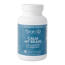 Dr. Amen BrainMD Calm My Brain - 90 Vegan Kapseln - Fast-Acting Formel mit Magnesium, Ashwagandha & L-Theanin - 30 Portionen