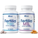 YAD Fertilia Men + Fertilia MTL | Mens Fertilitry Support Bundle - Natural Male Reproductive Health Supplement | Non-GMO | 90 + 90-3 Month Supply