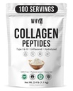 Bovine Collagen Peptides Powder, Hydrolyzed Type I & III Protein, Grass-Fed Pasture-Raised Source, Unflavored Collagen Supplement Paleo-Friendly for Active Lifestyles & Wellness Non-GMO, 2.4lb (1.1kg)