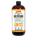 Barlean's Liquid Multivitamin for Women, Men & Kids, 21 Essential Vitamins & Minerals, Includes Biotin, B-Complex, Vitamins C, D3 & K2, Smoothie-Like Daily Supplement, Tropical Flavor, 32 fl oz