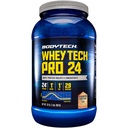 BodyTech Whey Tech Pro 24 Protein Powder - Protein Enzyme Blend with BCAA's to Fuel Muscle Growth & Recovery, Ideal for Post-Workout Muscle Building - Strawberry Shortcake (2 Pound)