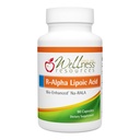 Wellness Ressourcen R Alpha Lipoic Acid RALA Supplement - 90 Kapseln - Stabilisierte R-Liposäure mit Bio-Enhanced Na-RALA für maximale Bioverfügbarkeit - R-Ala Non-GMO und Glutenfrei