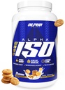 Alpha Supps ISO, Low Carb 100% Whey Protein Isolate Powder, 25 Grams Per Serving, Helps Support Muscle Growth, Low Sugar and Gluten Free (Snicker Doodle, 2 lb)