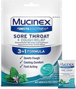 Mucinex InstaSoothe Sore Throat + Cough Relief Alpine Kräuter & Mint Flavor, Fast Acting, Cooling Comfort, Powerful Sore Throat Oral Pain Reliever, 40 Medicated Drops