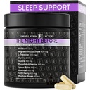 Die Nacht vor 10-in-1 Mitternacht Maximizer Schlafhilfe, Stress Relief, Kognition, Entspannung, Erholung, Fokus, Magnesium Glycinate, L-Theanin & More, (120 Kapseln – 2 Monate Versorgung)