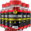 (5 Pack) Vigorlong Gummies Maximum Strength All Natural Advanced Formula Performance Blend Supplement for Health and Wellness Reviews (300 Gummies)
